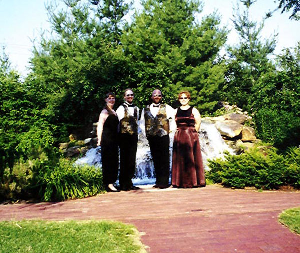 Me with David's Family, Dressed for Zoobilation (Summer 2001)
