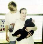 Holding a Bear Cub - Summer 1996